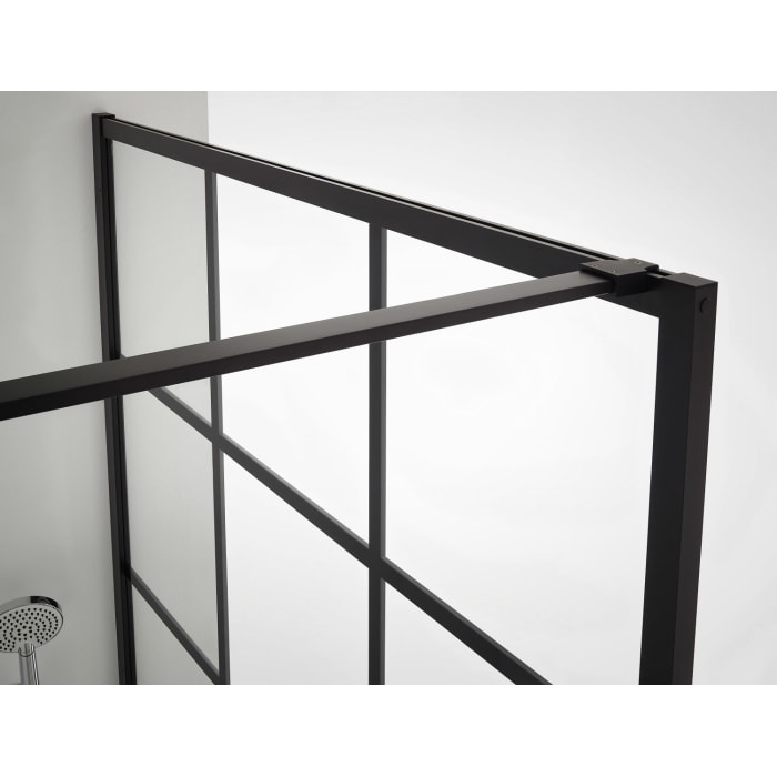 Kermi Dark Edition WALK-IN XD Profil 110 x 200 cm