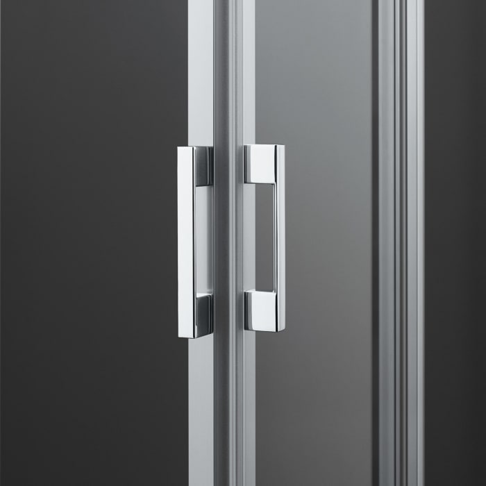 Kermi Liga Eckeinstieg 3-teilig Gleittür 120 cm, Halbteil links