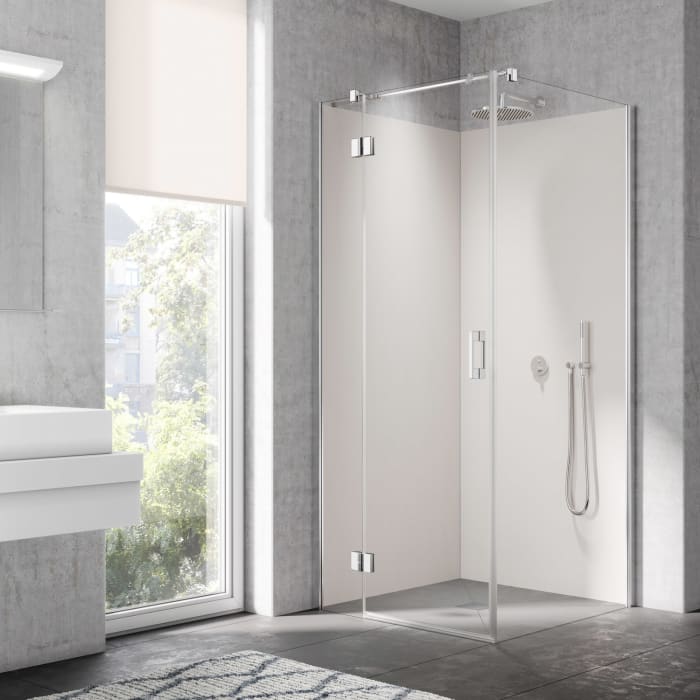 Kermi Liga Seitenwand für Duschplatz 90 cm 1