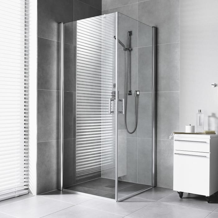 Kermi Diga Eckeinstieg Pendeltür 80 x 186,7 cm, Halbteil rechts