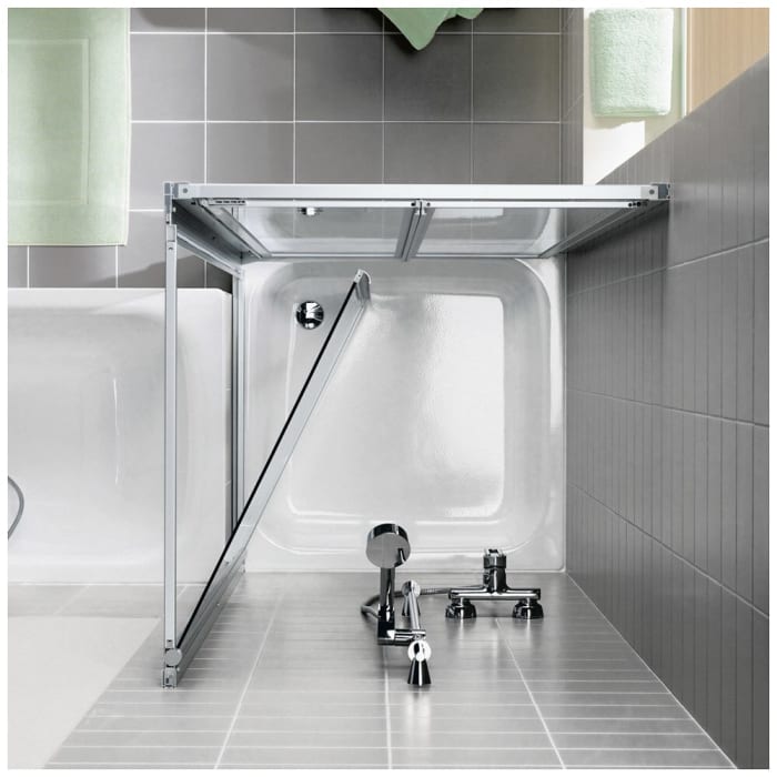 Kermi Ibiza 2000 Seitenwand beweglich 90 x 185 cm