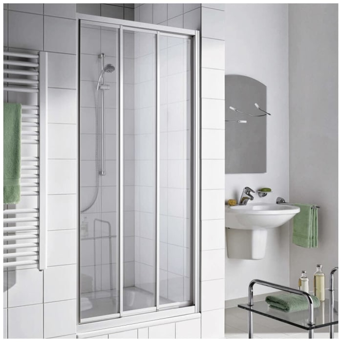 Kermi Ibiza 2000 Gleittür 3-teilig 100 x 185 cm