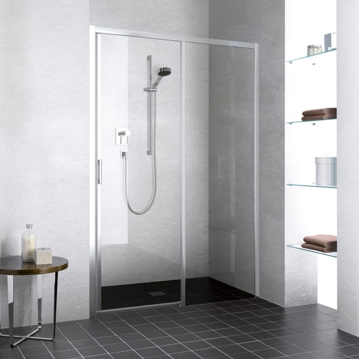 Kermi Liga D2R Gleittür für Nische/Seitenwand 165 x 185 cm, Anschlag rechts