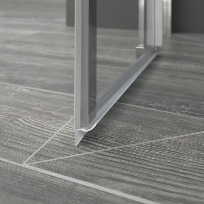 Kermi Liga J2R Gleittür für Walk-In Dusche 110 x 200 cm, Anschlag rechts