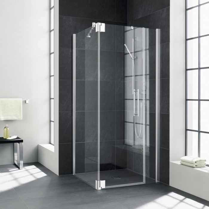 Kermi Pasa XP Pendeltür 1-flügelig 90 x 200 cm mit Festfeld links