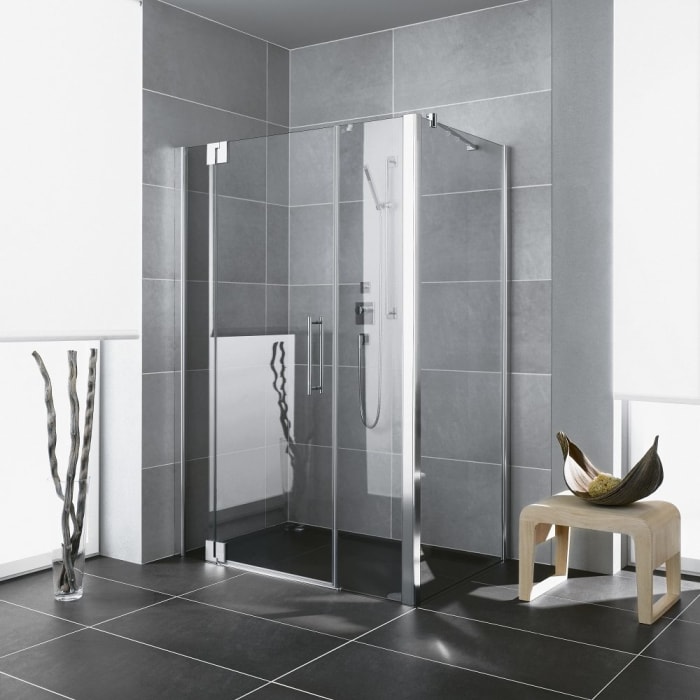 Kermi Pasa XP Pendeltür 1-flügelig mit Festfeldern 150 x 200 cm, Anschlag links