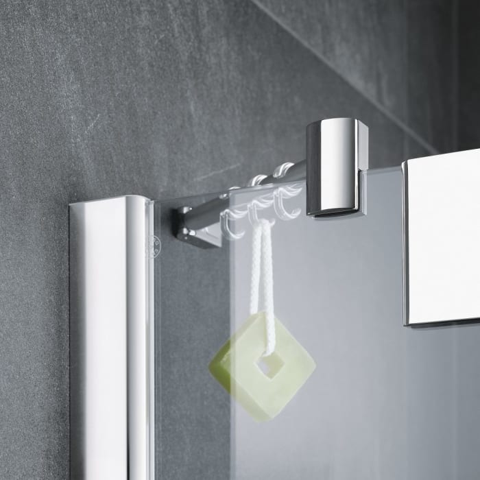 Kermi Pasa XP Fünfeck-Duschkabine 90 x 90 cm, 45 cm Schenkelmaß, Anschlag links