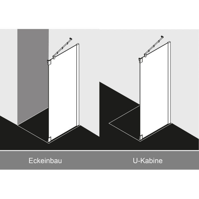 Kermi Pasa XP Seitenwand PXTFR 90 x 200 cm rechts