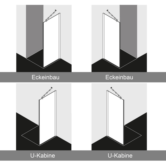 Kermi Pasa XP Seitenwand PXTWD 90 x 200 cm