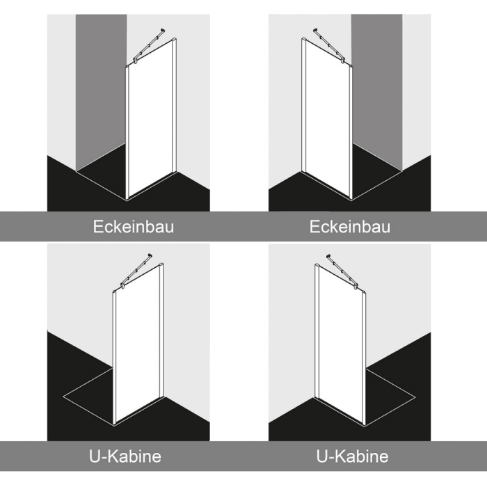 Kermi Pasa XP Seitenwand PXUWD 90 x 200 cm