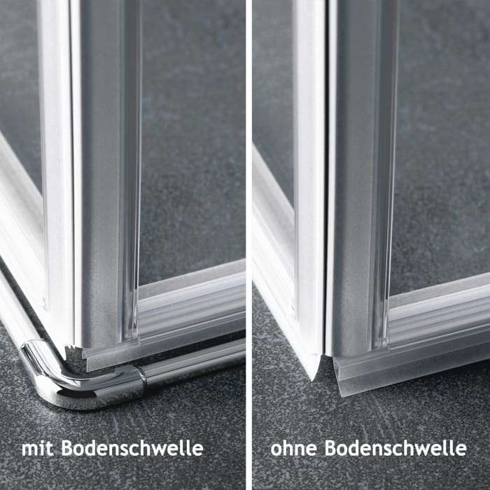 Kermi Pasa XP Pendeltür 1-flügelig 75 x 200 cm mit Festfeld rechts