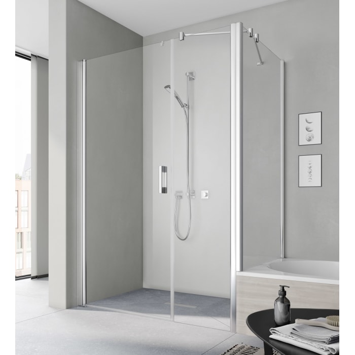 Kermi Pega Pendeltür 1-flügelig mit Festfeld 150 cm, Anschlag links