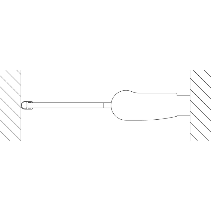 Kermi Pega Pendeltür 1-flügelig 100 cm, Anschlag rechts