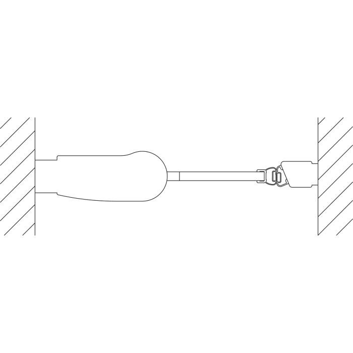 Kermi Pega Pendeltür 1-flügelig 80 cm, Anschlag links
