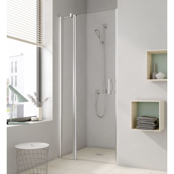 Kermi Pega Pendeltür 1-flügelig mit Festfeld 120 cm, Anschlag links