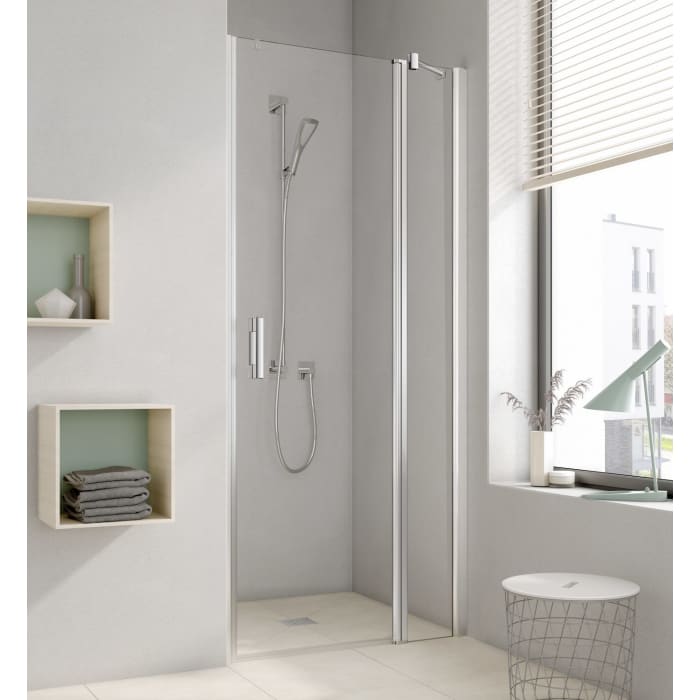 Kermi Pega Pendeltür 1-flügelig mit Festfeld 80 cm, Anschlag rechts