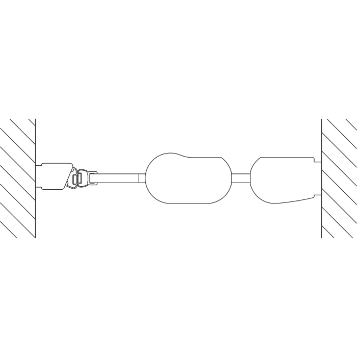 Kermi Pega Pendeltür 1-flügelig mit Festfeld 90 cm, Anschlag rechts