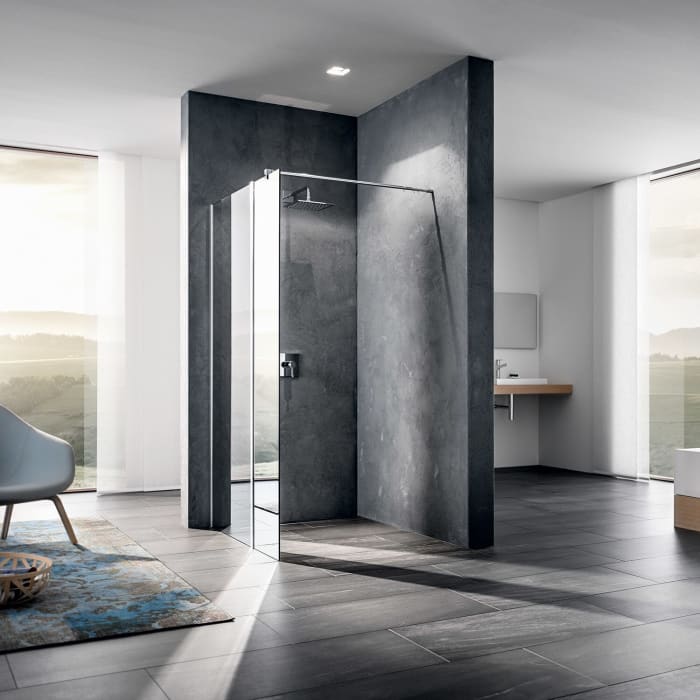 Kermi LINE Komplettboard E70 120 x 80 cm, Rinnenlänge 70 cm