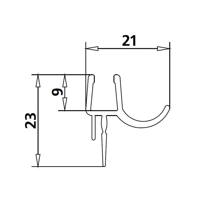 Kermi Raya Ersatz-Dichtleiste