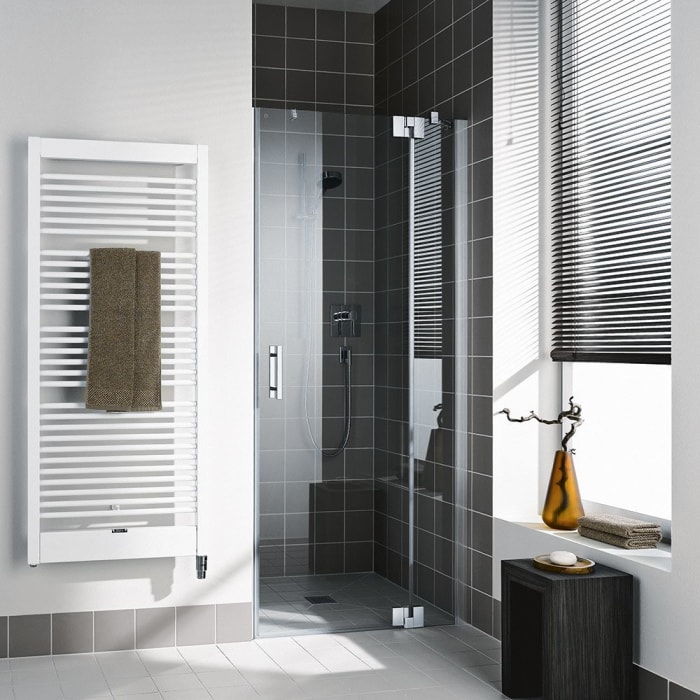 Kermi Filia XP Pendeltür 1-flügelig 90 cm mit Festfeld Scharnierseitig