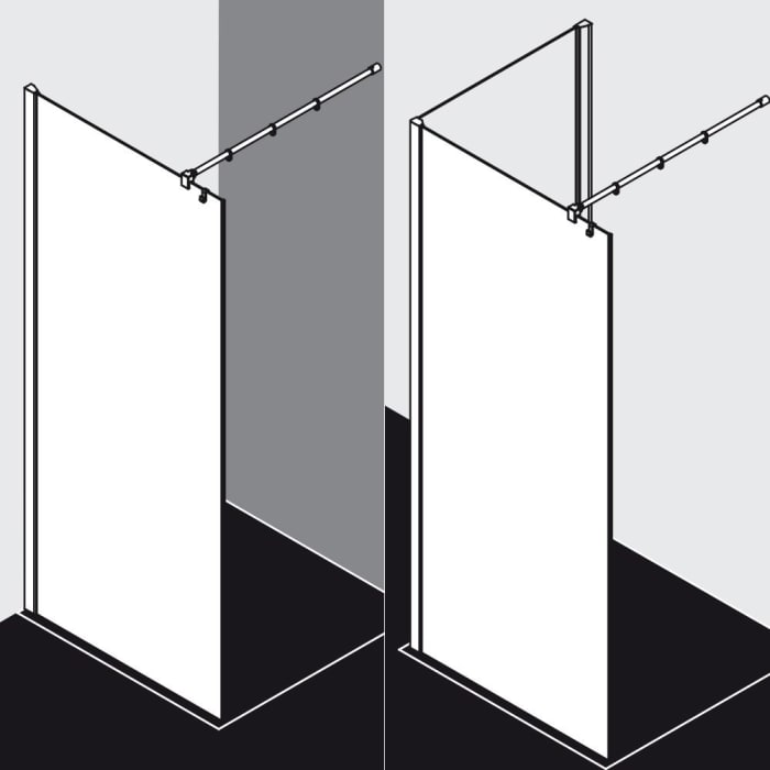Kermi Filia XP Walk-In Wall 120 x 200 cm