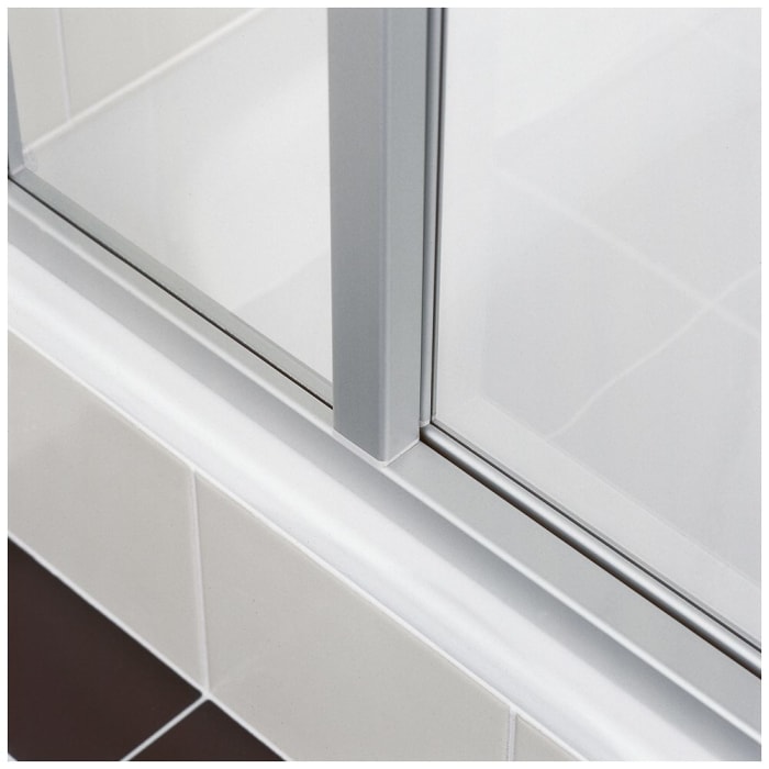 Kermi Ibiza 2000 Gleittür 3-teilig mit Festfeld 80 cm