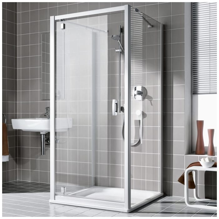 Kermi Ibiza 2000 Schwingtür mit versetztem Drehpunkt 75 cm