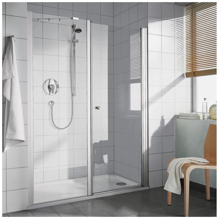 Kermi Ibiza 2000 Schwingtür mit Festfeld links verschlussseitig 180 cm