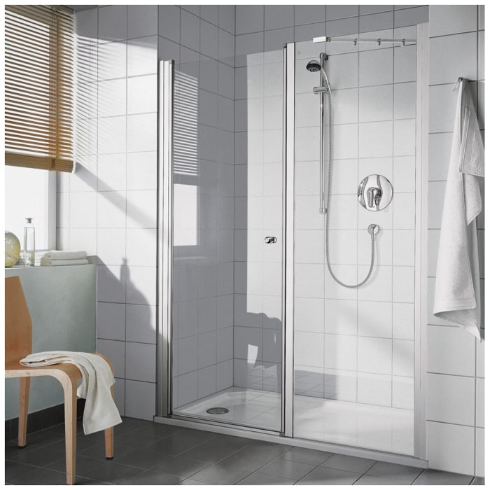 Kermi Ibiza 2000 Schwingtür mit Festfeld rechts verschlussseitig 180 cm