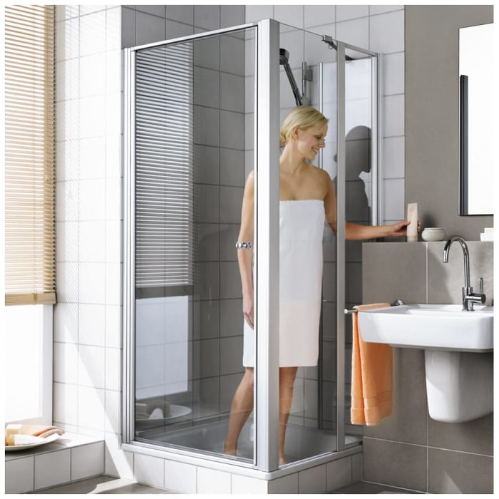 Kermi Ibiza 2000 Seitenwand geteilt beweglich 70 x 200 cm