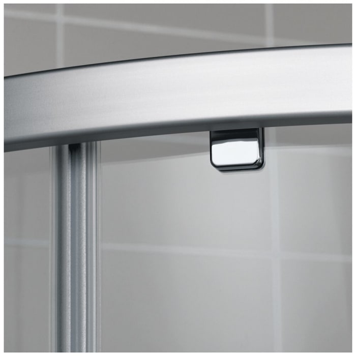 Kermi Ibiza 2000 Viertelkreis-Duschkabine mit Gleittüren 100 x 80 cm