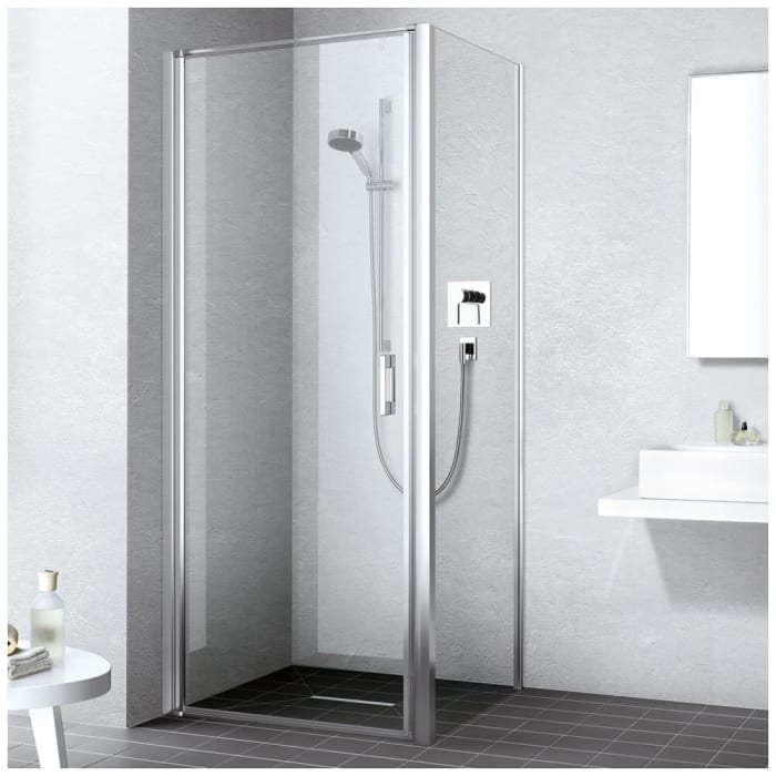 Kermi Liga Pendeltür für Duschwanne 1-flügelig 70 cm, Anschlag links