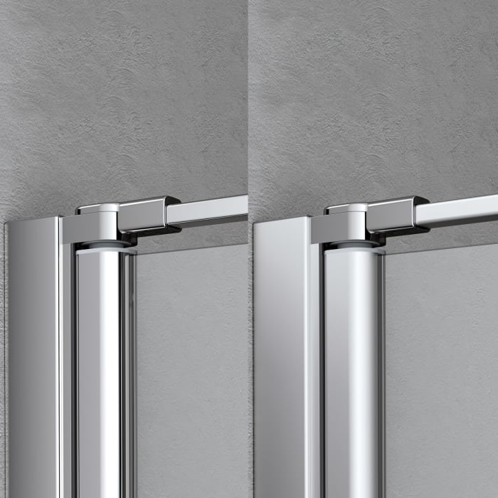 Kermi Liga Pendeltür für Duschwanne 1-flügelig 70 cm, Anschlag rechts