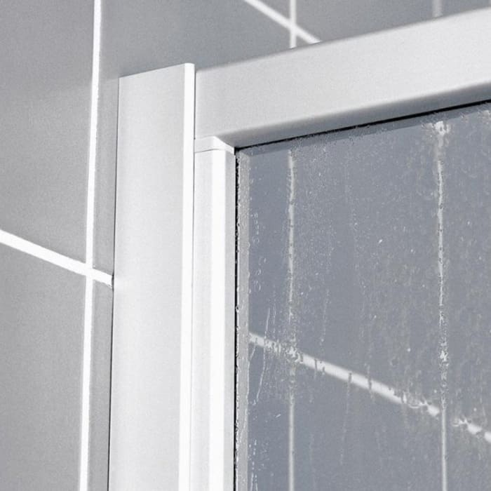 Kermi Nova 2000 Gleittür 3-teilig mit Festfeld 90 x 185 cm