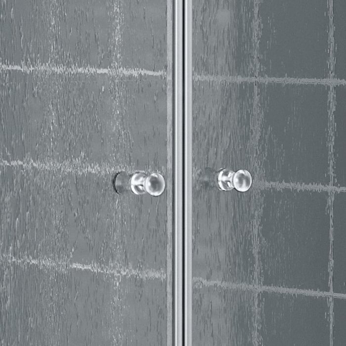 Kermi Nova 2000 Pendeltür 120 x 185 cm mit Festfeld links