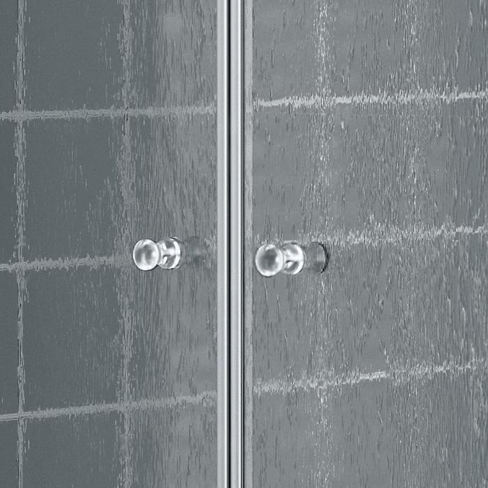 Kermi Nova 2000 Pendeltür 110 x 185 cm mit Festfeld rechts