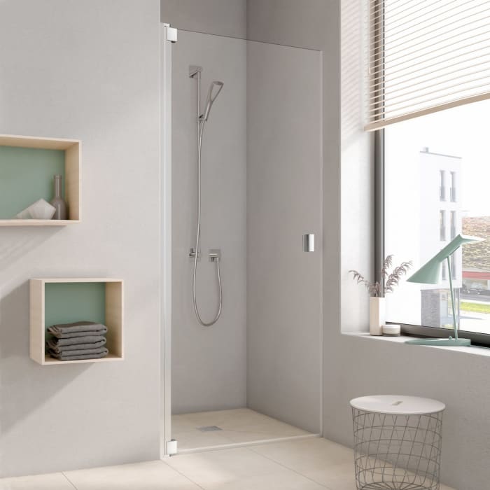 Kermi Raya Pendeltür 1-flügelig 98 cm, Anschlag links für Nische