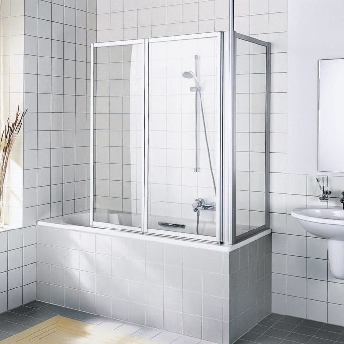 Kermi Vario 2000 Seitenwand auf Badewanne 70 x 140 cm