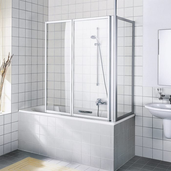 Kermi Vario 2000 Seitenwand auf Badewanne 75 x 140 cm