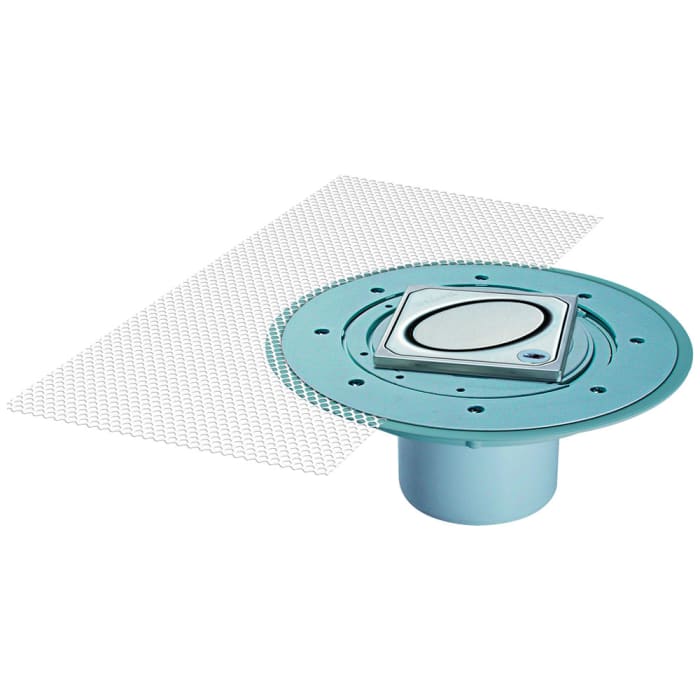 Kessel System 125 Variofix Dünnbettaufsatzstück mit Designrost Oval