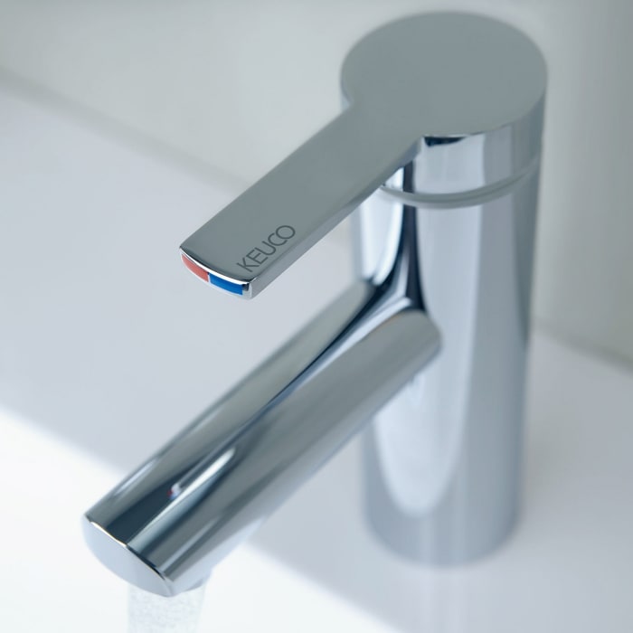 Keuco Plan Blue Einhebel-Waschtischmischer ohne Ablaufgarnitur