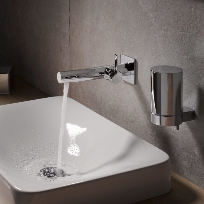 Keuco IXMO Einhebel-Waschtischmischer 21,9 cm mit eckiger Rosette