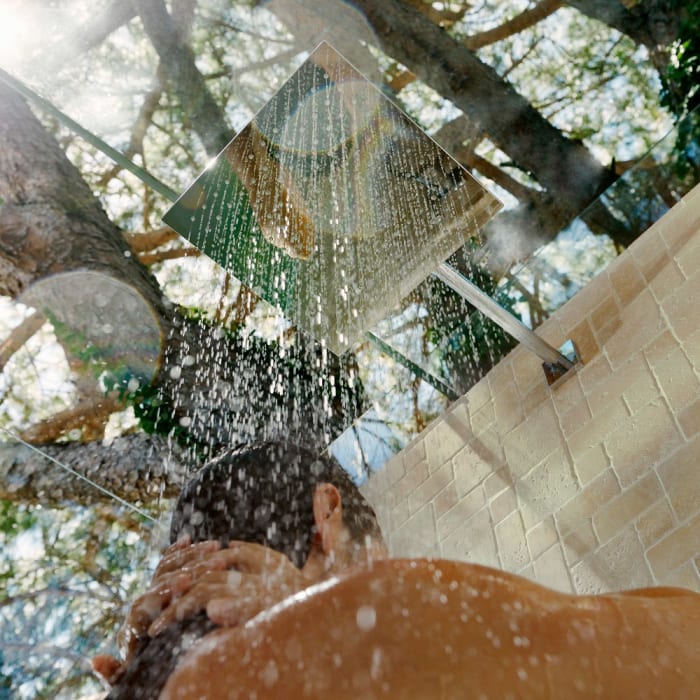 Keuco IXMO Unterputz Duschsystem mit Einhebelmischer, Stabhandbrause und Kopfbrause