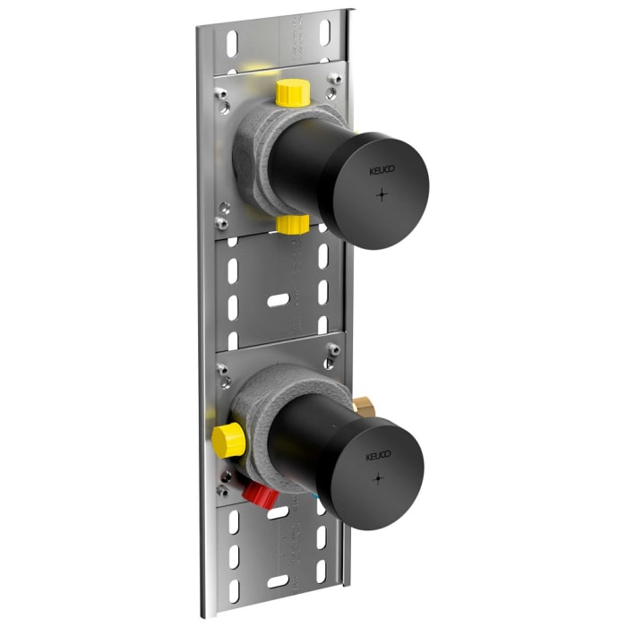 Keuco IXMO Unterputz Duschsystem mit Einhebelmischer, Stabhandbrause und Kopfbrause