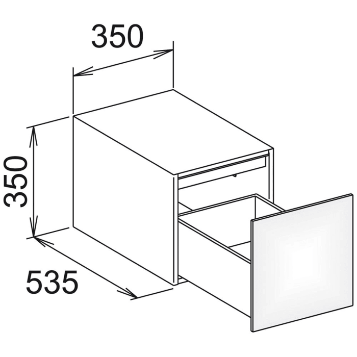 Keuco EDITION 11 Sideboard 35 x 53,5 x 35 cm