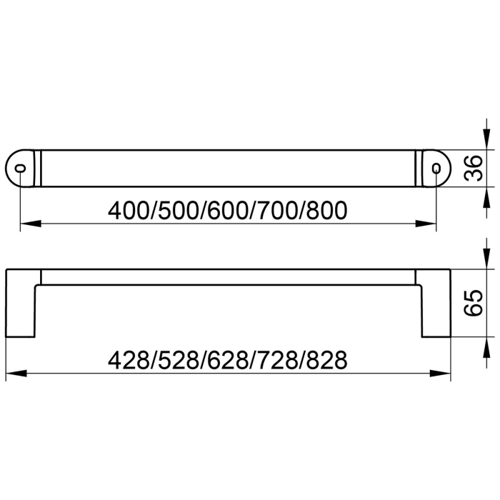Keuco Elegance Haltegriff 40 cm