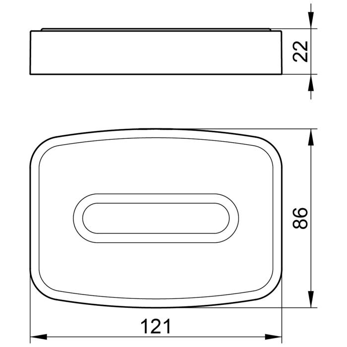 Keuco Elegance Neu Seifenablage Tischmodell