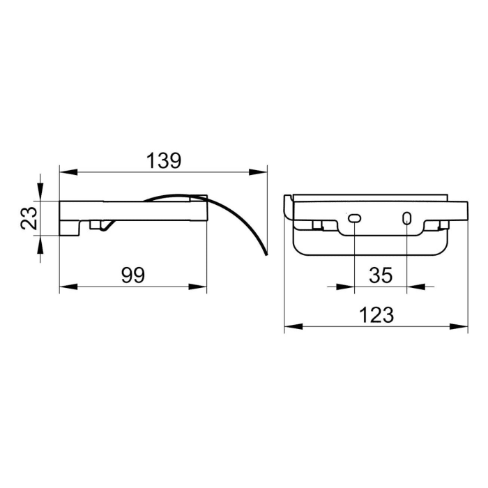 Keuco Moll Toilettenpapierhalter mit Deckel