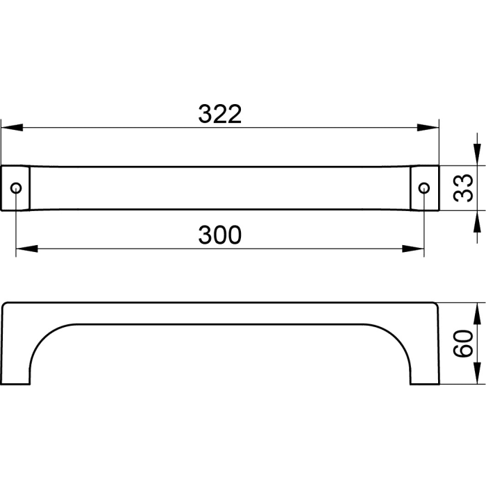 Keuco EDITION 11 Haltegriff 32 cm