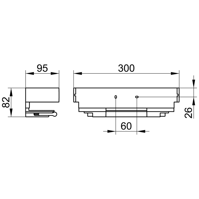 Keuco EDITION 11 Duschkorb mit Glasabzieher